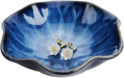 JAMEND CLXP Ring Dish, Kiln Glaze Jewelry Trinket Tray, Gifts - Image 4