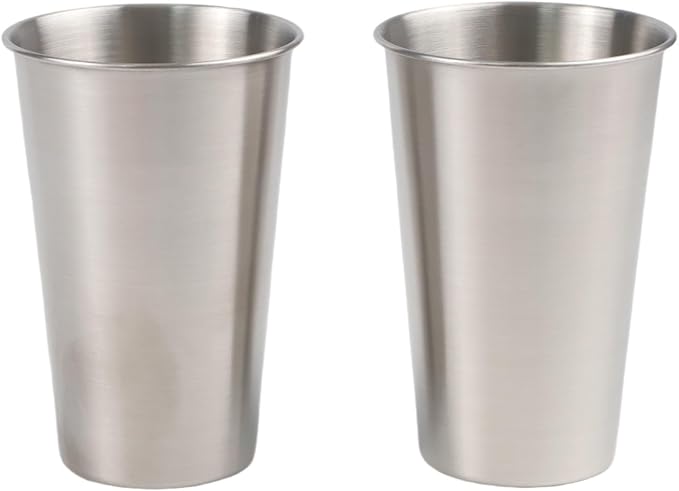 Lightweight Hiking Cup Set, Stainless Steel Camping Mug by Unknown