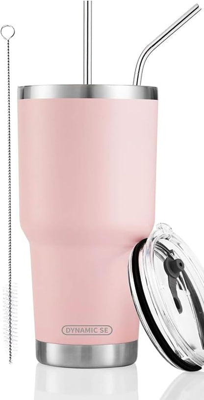 D·S 30oz Sakura Pink Tumbler Double Wall Vacuum Insulated Travel Coffee Mug | by D%C2%B7STUMBLER