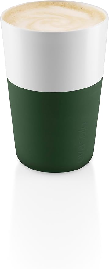 Eva Solo | 2 Latte Tumbler Mugs | 12 oz Porcelain Coffee Cup Tumblers - Image 4