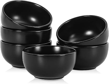 Selamica Ceramic Dipping Bowls 4 oz, Mini Dip Bowls Set of 6 by Selamica