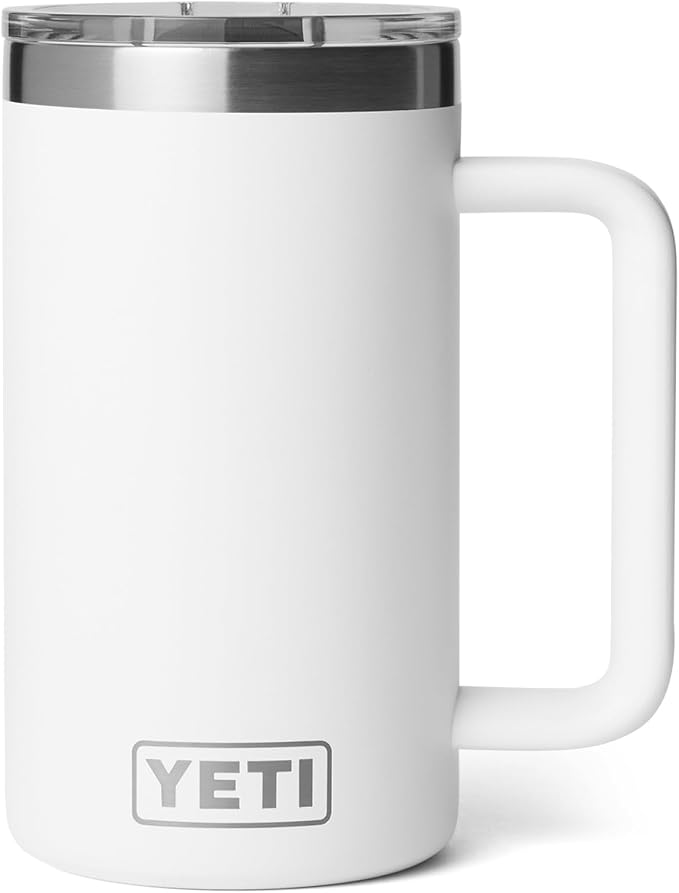 YETI Rambler 24 oz Ceramic Lined Stackable Mug 2.0, Vacuum Insulated, Stainless by YETI