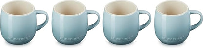 Le Creuset Stoneware Set of 4 Heritage Mugs, 13 oz. each, Sea Salt by Unknown