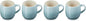 Le Creuset Stoneware Set of 4 Heritage Mugs, 13 oz. each, Sea Salt by Unknown
