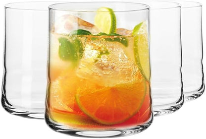 Krosno Whiskey Tumbler Glasses, 10.5 oz, by Krosno