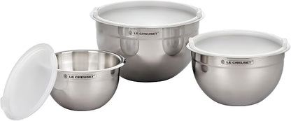 Le Creuset Stainless Steel Nested Mixing Bowls by Unknown