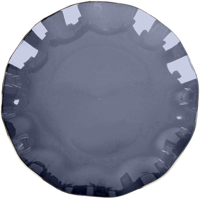 Efavormart 10 Pack | Navy Blue 6" Round Plastic Dessert Salad Plates, - Image 6