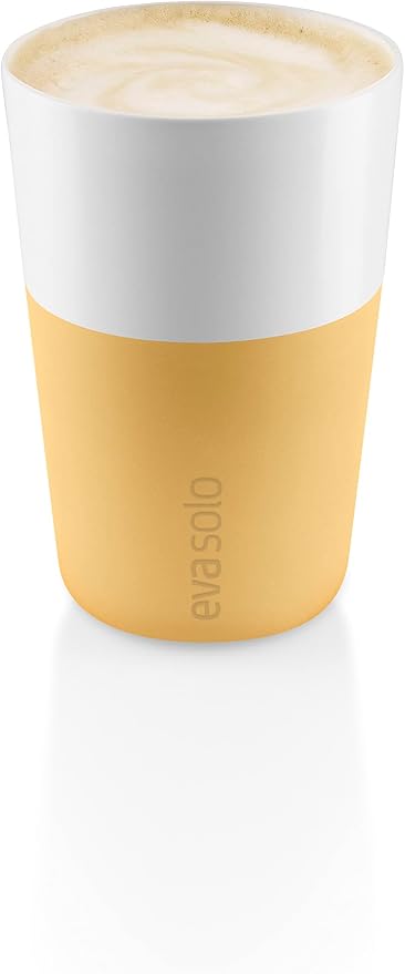 Eva Solo | 2 Cafe Latte Tumbler Mugs | 12 oz Porcelain Coffee Cup Tumblers - Image 2