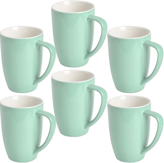 homEdge Porcelain Mug Set, 16 Ounces Cup by homEdge