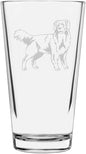 Nova Scotia Duck Tolling Retriever (Toller) Dog Themed Etched All Purpose 16oz Pint Glass
