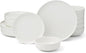 Oneida 899204 24 Seven White 18-Piece Dinnerware Set, Service For 6