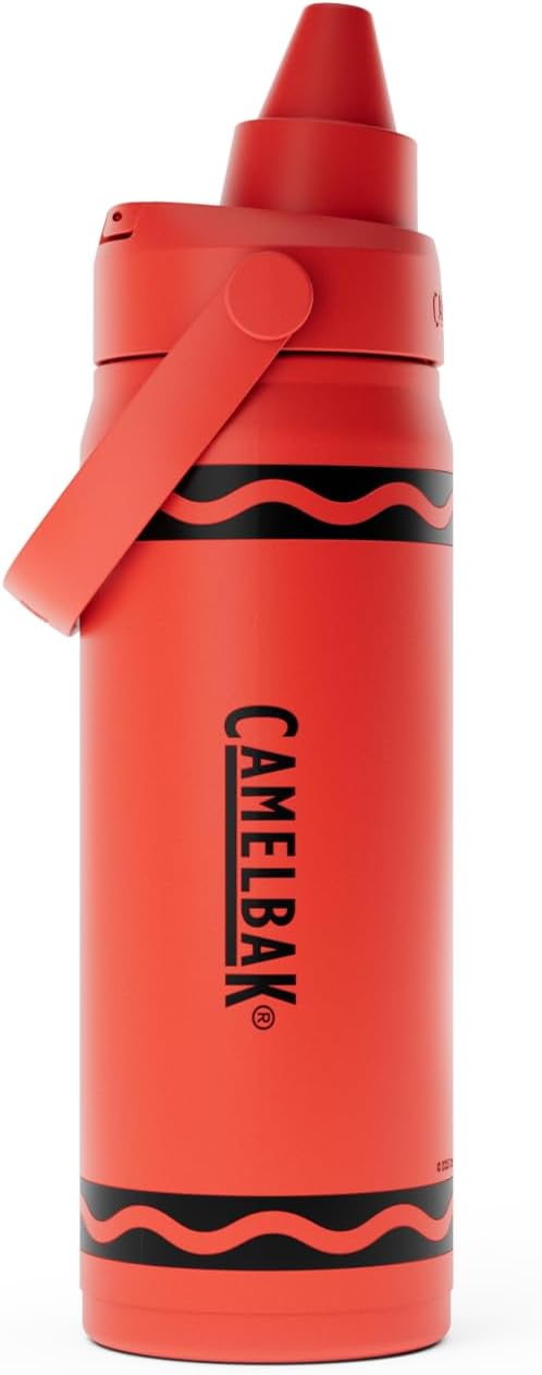 CamelBak Crayola Chug Stainless Steel Water Bottle 16oz, Spill Resistant Chug - Image 2