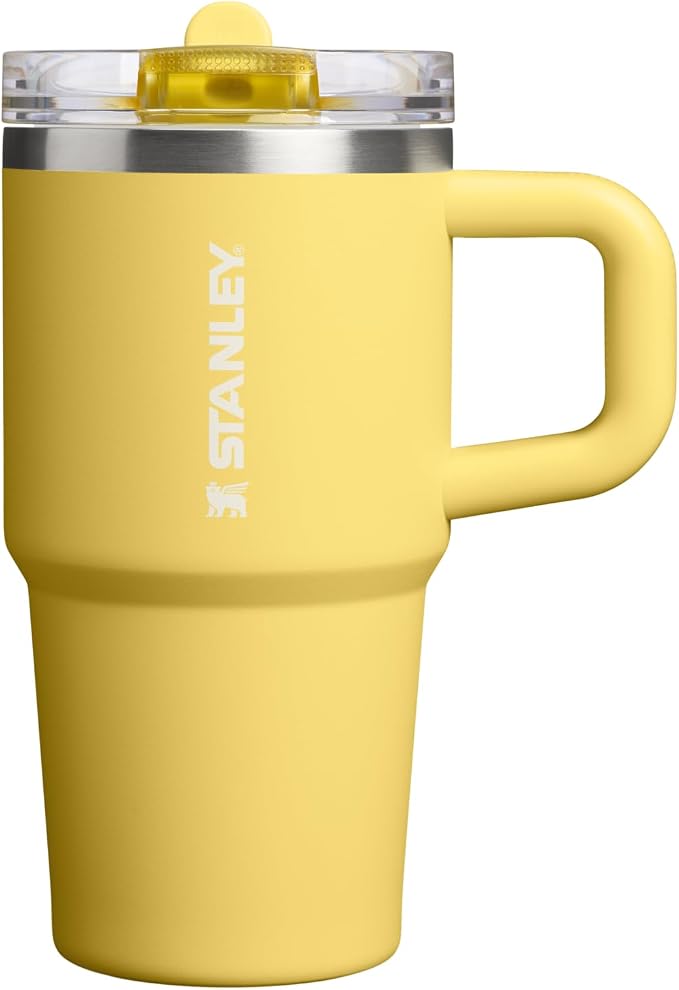STANLEY Quencher ProTour Flipstraw Tumbler, 20 oz, Daffodil | Built-In Straw & by Unknown