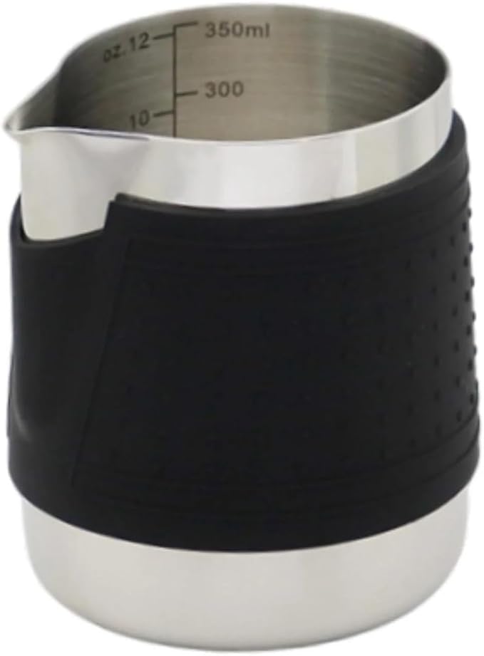 Milk Frothing Pitcher, 350ml/12oz Espresso Steaming Pitchers, Stainless Steel by Unknown