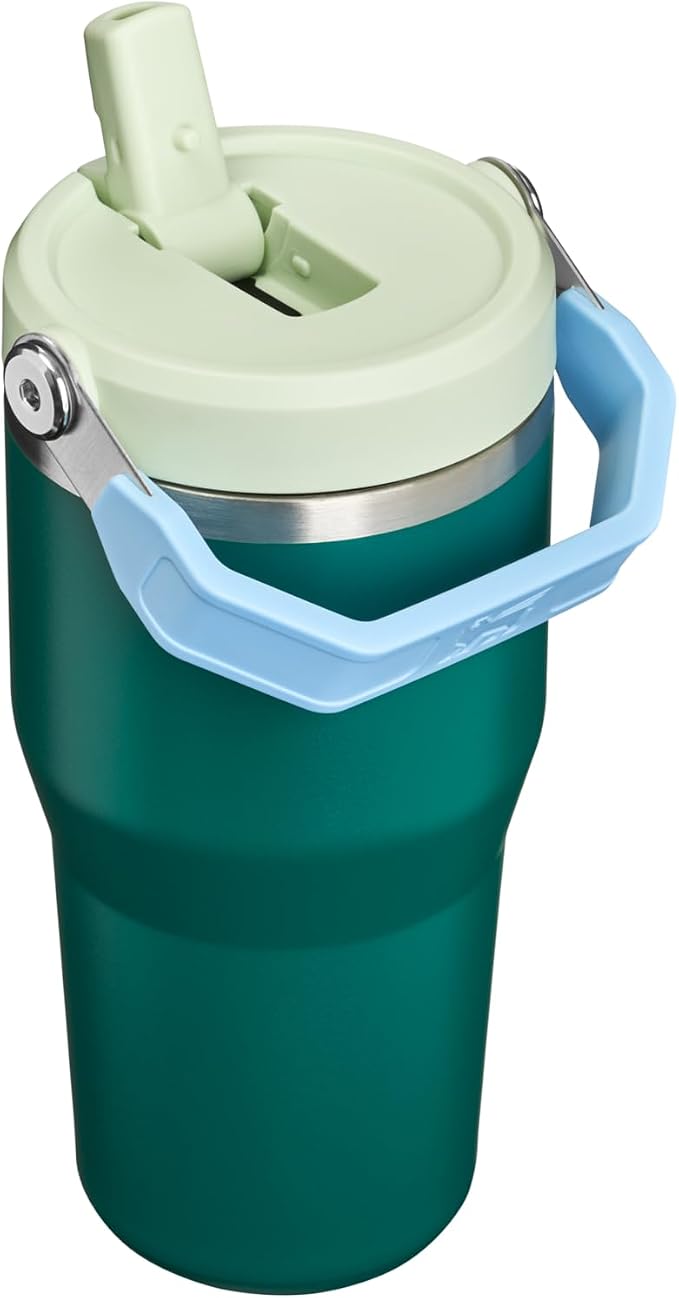 STANLEY IceFlow 2.0 Flip Straw Tumbler, 20 oz, Emerald Honeydew | Easy Carry - Image 3