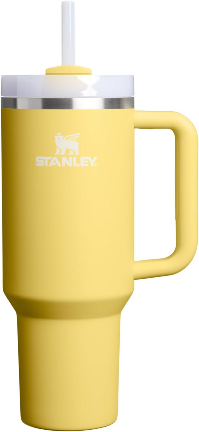 STANLEY Quencher H2.0 Flow State Tumbler, 40 oz, Daffodil | Handle and Straw | by Unknown