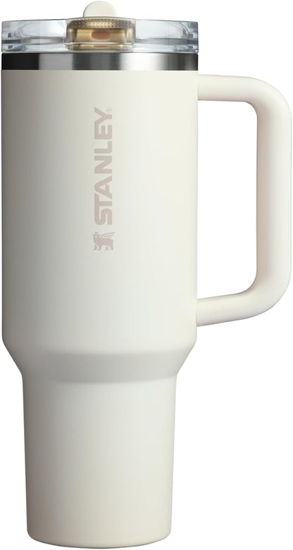 STANLEY Quencher ProTour Flipstraw Tumbler, 40 oz, Cream | Built-In Straw & by Unknown