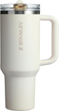 STANLEY Quencher ProTour Flipstraw Tumbler, 40 oz, Cream | Built-In Straw & by Unknown