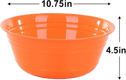 Mintra Home Plastic Bowls -10.75W x 4.5inH - Image 2