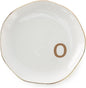 Initials Ring Dish Jewery Tray with Personalized O-Monogrammed Gifts Wedding Engagement for Women Friends Sister,Ceramic White