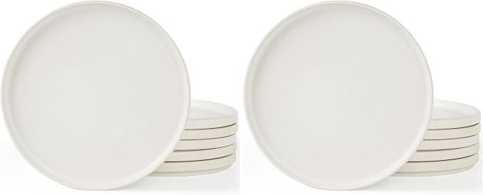famiware Star Dinner Plates for 6, 10 inches Plate Set, Scratch Resistant by Famiware
