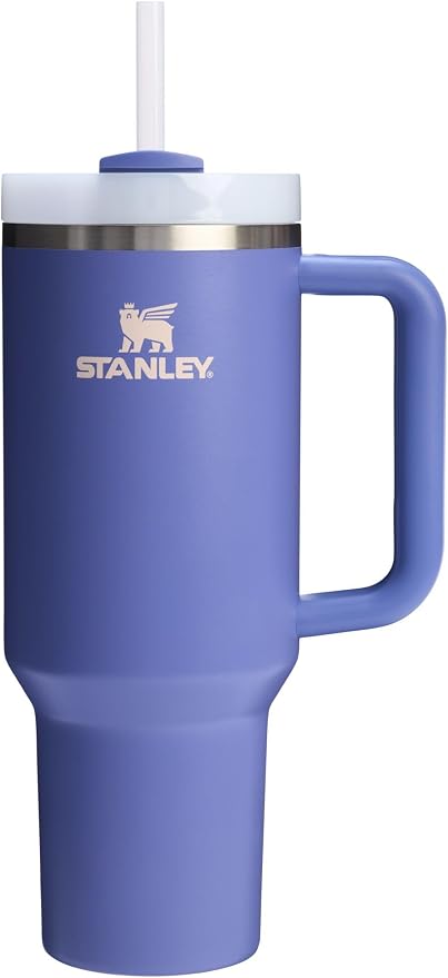 STANLEY Quencher H2.0 Flow State Tumbler, 40 oz, Lupine | Handle and Straw | by Unknown