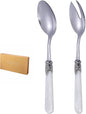 2-piece Salad Servers Stainless Steel Salad Serving Set Salad Fork and Spoon by CATHYLIN