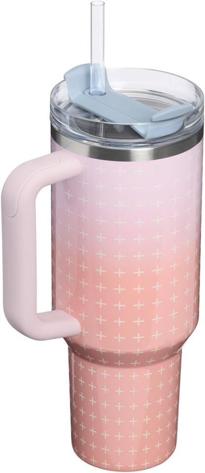 STANLEY Quencher H2.0 Flow State Tumbler, 40 oz, Sorbet Plus | Handle and Straw - Image 3
