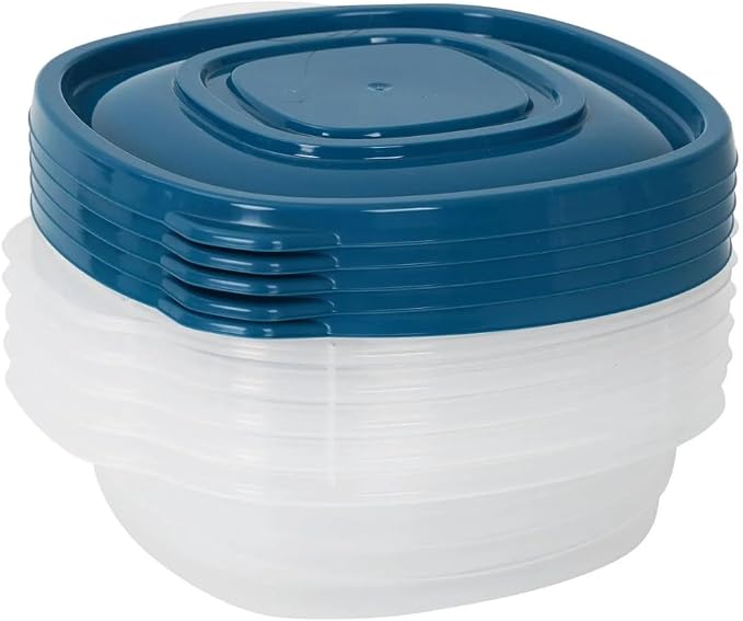 Square Plastic Food Storage Containers - Image 3