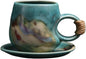 Little handmade ceramic pottery tea cup by Unknown