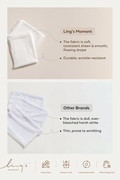 Ling's Moment 14Ft Mauve Table Runner, Wedding Sheer Chiffon Table Runners | - Image 7