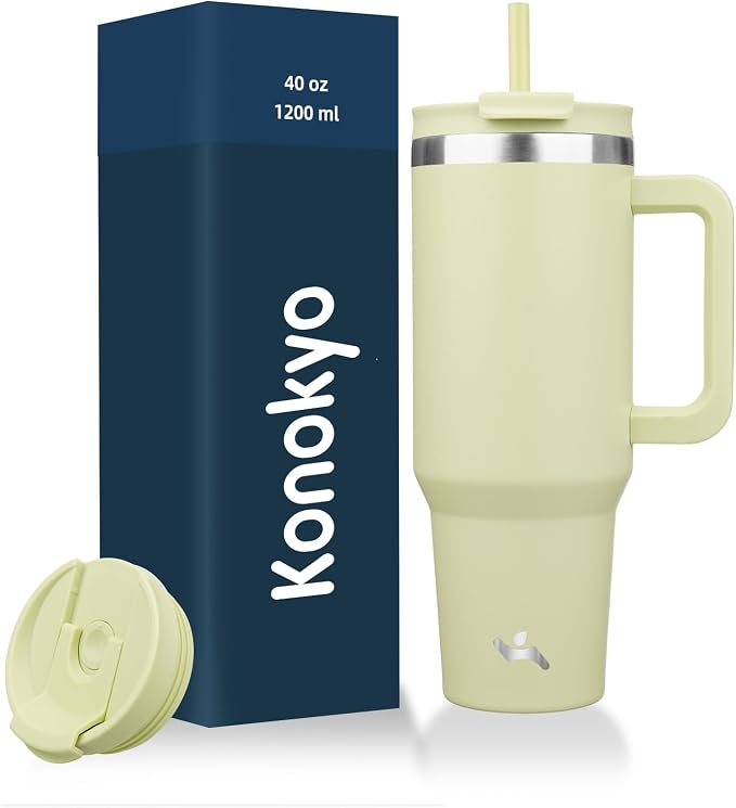 Konokyo 40 oz Insulated Tumbler Water Bottle by Konokyo