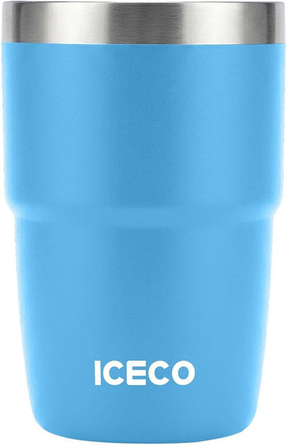 ICECO 8 oz Tumbler, Insulated Espresso Cup Set of 2, Stainless Steel Drinkware - Image 2