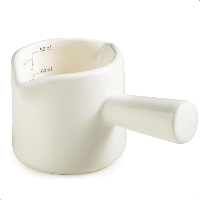 Ceramic Espresso Cup, Espresso Measuring Cup Espresso Shot Cups 3 OZ | Espresso by YHOSSEUN