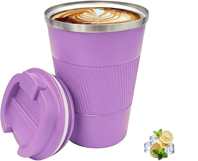 Coffee Mug with Leak Proof Lid, Travel Mug Stainless Steel Tumbler, Double Wall by Unknown