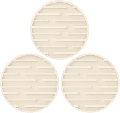 Silicone Coasters for Drinks, Thickened Coasters Cup Mat, Heat Resistant 600℉ by Armrouns
