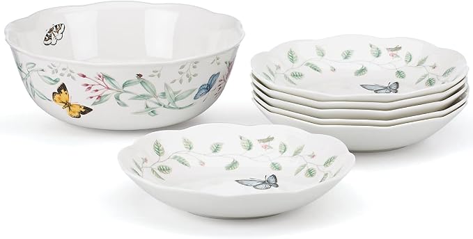 Lenox 6437719 Butterfly Meadow 7-Piece Bowl Set by Lenox
