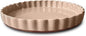 MORA Ceramic Tart Pan, 9.5 Inch Large Porcelain Baking Dish for Tarts, Quiche, Pie, Flan etc. Fluted Ruffled Edge, Oven, Microwave, Freezer, and Dishwasher safe - Great Gift For Bakers - Chai