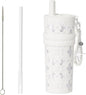 18.5 oz Thermo Cup with Straw, Car Cup with Horse Pattern, Vacuum Insulated by Unknown