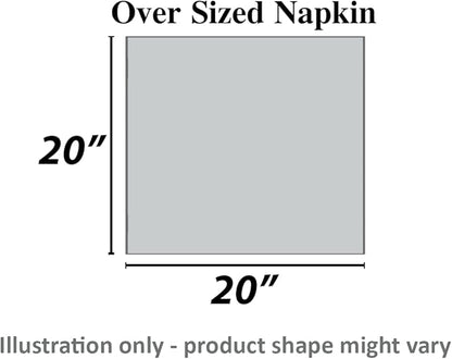 Urban Villa Cloth Napkins White Hemstitch Dinner Napkins Set of 12 (20X20) 100% Cotton Absorbent Washable Durable Reusable Ideal for Hotel Collection Farmhouse Parties Restaurant Lunch Dinner Napkins
