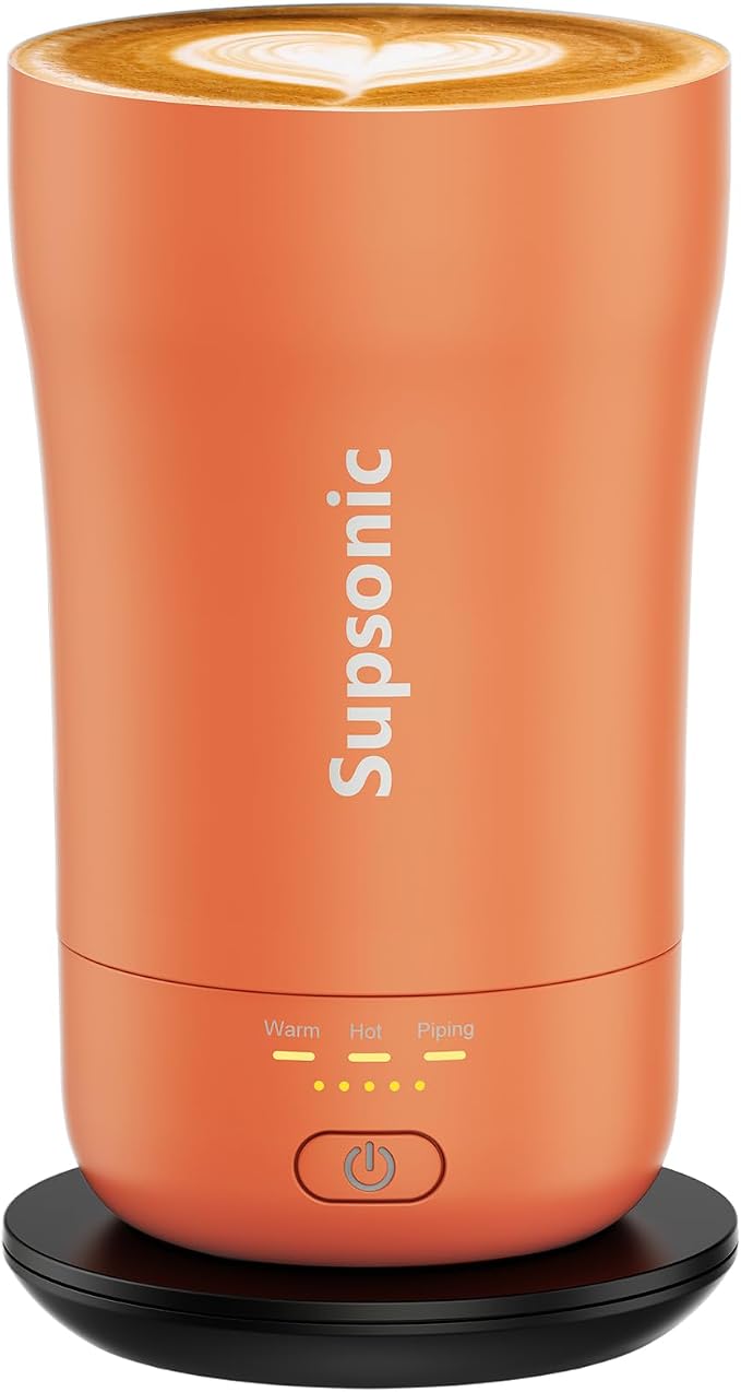 Supsonic Heated Coffee Mug, 14oz Smart Constant Temperature Travel Mug | Heat by Supsonic