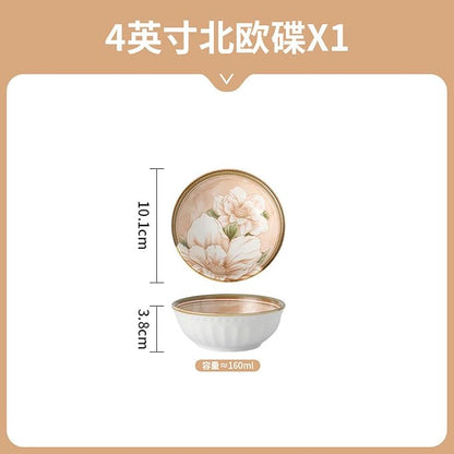 Japanese-style personalized household ceramic tableware, restaurant matching - Image 2