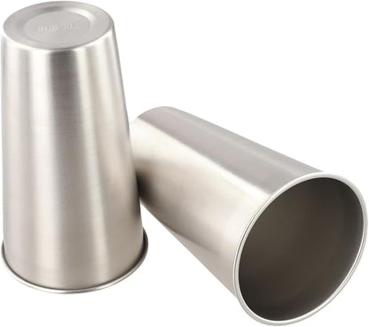 Stainless Steel Camping Cups 2 Pack Lightweight Outdoor Mugs - Image 6