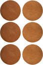 Real Natural Grain Leather Coasters – Durable Non-Slip Distressed Design by TheTanneryNYC