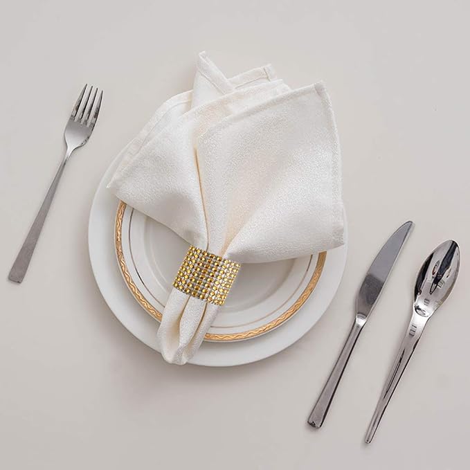 Accmor 150pcs Napkin Rings, DIY Decoration - Image 3