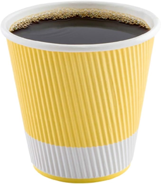 Restaurantware 8 Ounce Double Wall Disposable Coffee Cups, 500 Insulated Light - Image 6