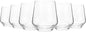 KX-WARE Unbreakable 16-ounce Acrylic Stemless Wine Glasses All Purpose Plastic Tumbler, set of 6 Clear Dishwasher Safe BPA Free Classic Style