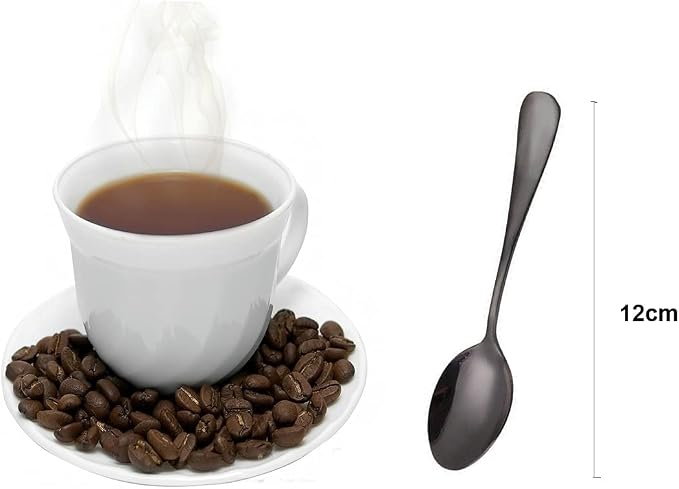 Demitasse Espresso Spoons, 4.75inch Stainless SteelCoffee Spoons - Image 2