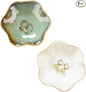2PCS Lotus Leaf Shape Ring Holder Dish, Small Key Bowl, Ceramic Trinket Tray by JAMEND+CLXP