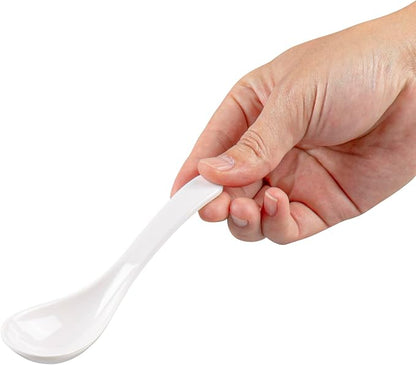 Restaurantware Voga Asian Soup Spoon 10 Dishwashable Ramen Spoons - Image 8